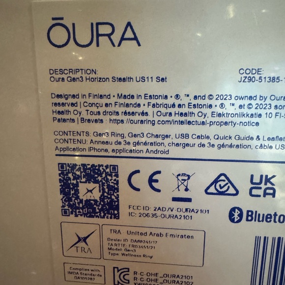 Oura Stealth Smart Ring - Picture 5 of 6